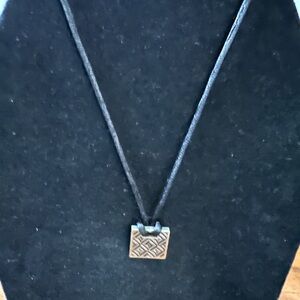Energetix Magnetic healing Geometric Silver Pendant Necklace